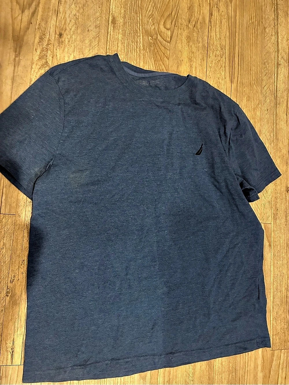 Nautica Men's Short Sleeve Graphic T-Shirt Blue